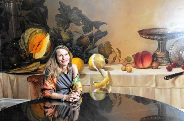 Anne-Harris dreamy getaway murals Photo by Enid-Alvarez NYDailyNews on casartblog