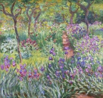 The Artist's Garden by Claude Monet on casartblog