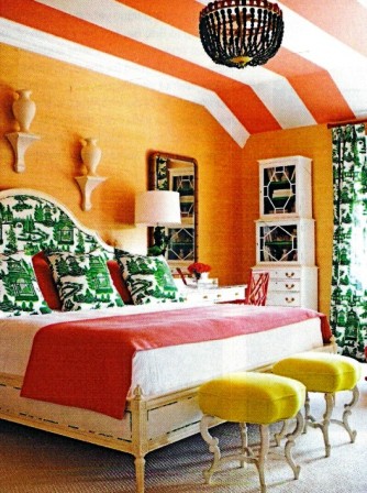 Bedroom with striped ceiling_casartblog
