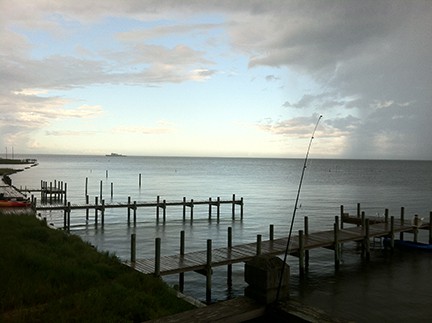 Daily dock sunset as seen on Slipcovers for your walls, casartblog