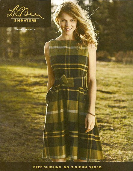 LL Bean Plaid Fashion cover, as seen on Slipcovers for your walls, casartblog