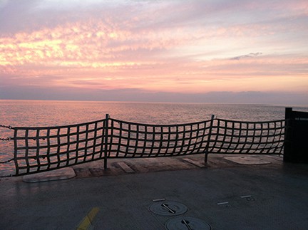 Daily sunset as seen on Slipcovers for your walls, casartblog