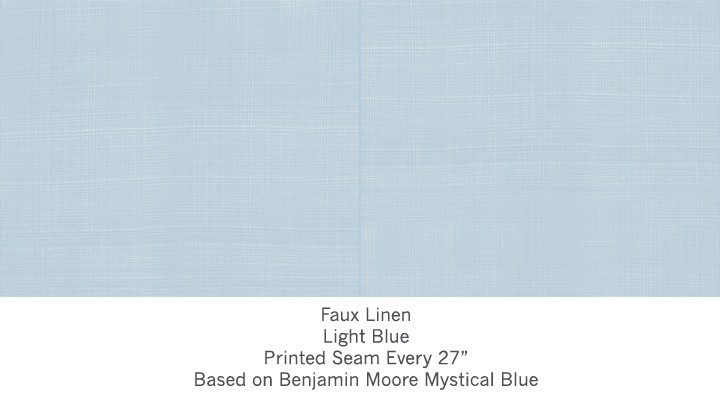 Casart Faux blue linen, as seen on Slipcovers for your walls, casartblog