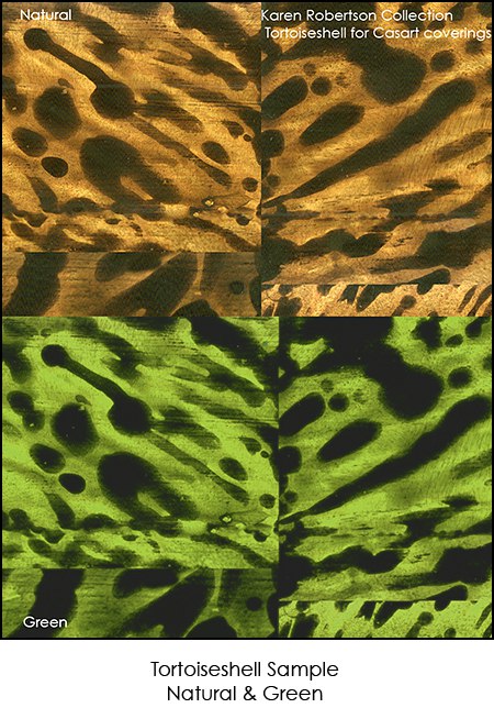 Casart Karen Robetson Collection Totoiseshell Sample, as seen on Slipcovers for your walls, casartblog