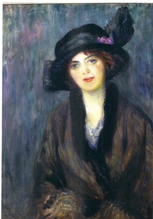 Defining luxury with a portrait by William Glackens on casartblog