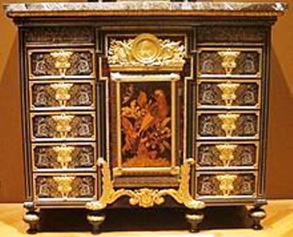 Ebony, tortoiseshell, metal cabinet-Andre-Charles-Boulle, Cleveland Museum of Art