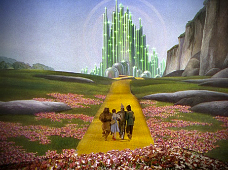 Wizard+6+Emerald+City as seen on Slipcovers for your walls, casartblog