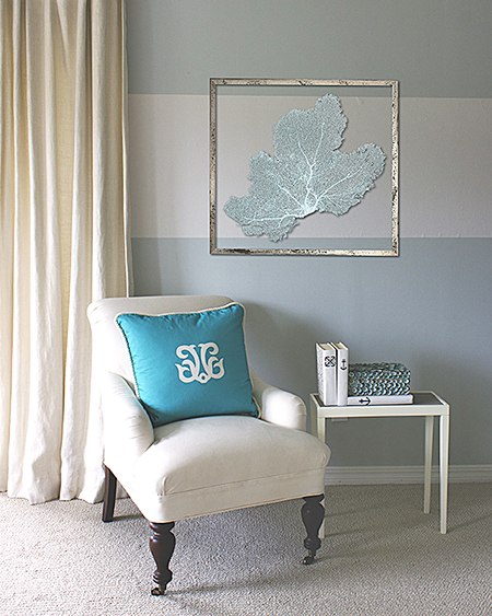 Karen Robertson Collection Oyster Stripe on Slipcovers for your walls, casarrblog