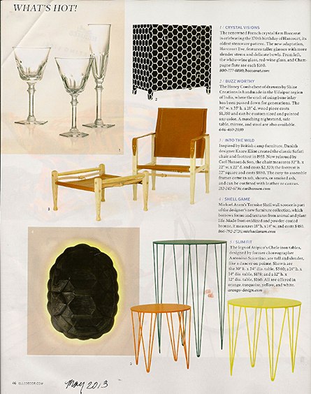 Elle-decor-tortoise_5-13 on Slipcovers for your walls, casartblog