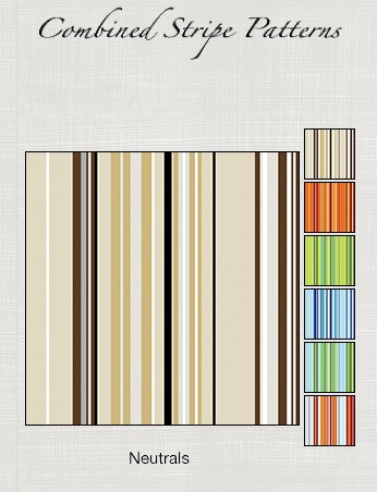 Casart Coverings collection of beautiful stripe patterns removable wallcovering as seen on Slipcovers for your walls, casartblog