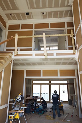 Libby Langdon HHH space before on Slipcovers for your walls, casartblog