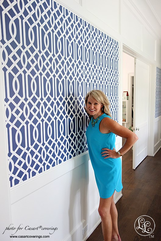 Libby Langdon Navy Day Theme with Groovy Gate Design, Holiday House Hamptons on Slipcovers for your walls, casartblog