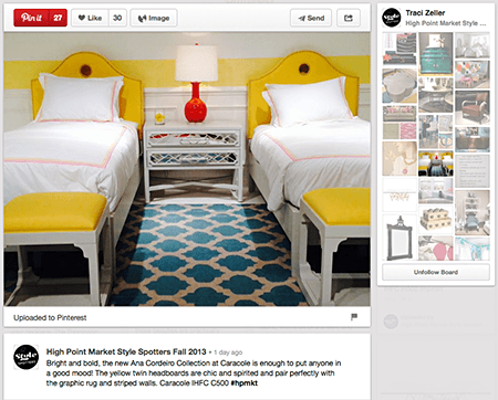 High Point Style spotters on Slipcovers for your walls, casartblog