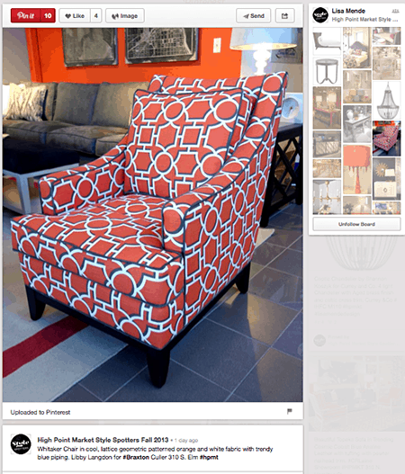 High Point Style spotters on Slipcovers for your walls, casartblog