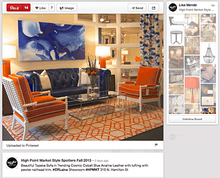 High Point Style spotters on Slipcovers for your walls, casartblog