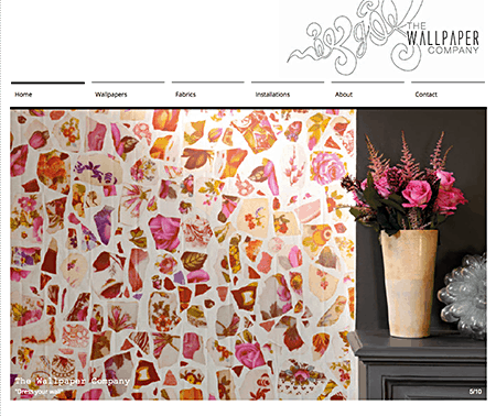 Wallpaper Company_collage wallpaper on Slipcovers for your walls, casartblog
