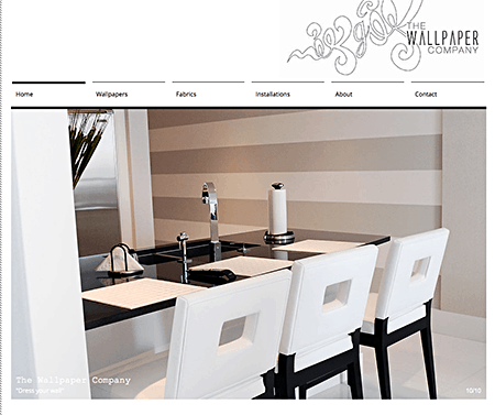 Wallpaper Company_stripe wallpaper on Slipcovers for your walls, casartblog