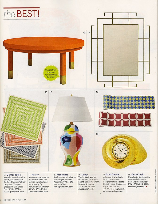 Casart in House Beautiful MoRockAnSoul_March 2014_The Best!