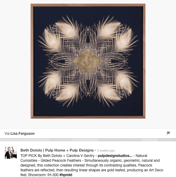 Gilded Peacock Feathers_HPMkt on casartblog