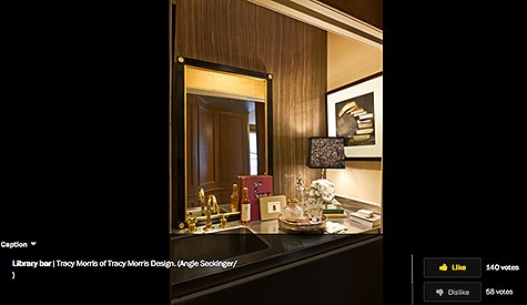 Library Bar_Tracy Morris Design_DC Design House on Slipcovers for your walls, casartblog