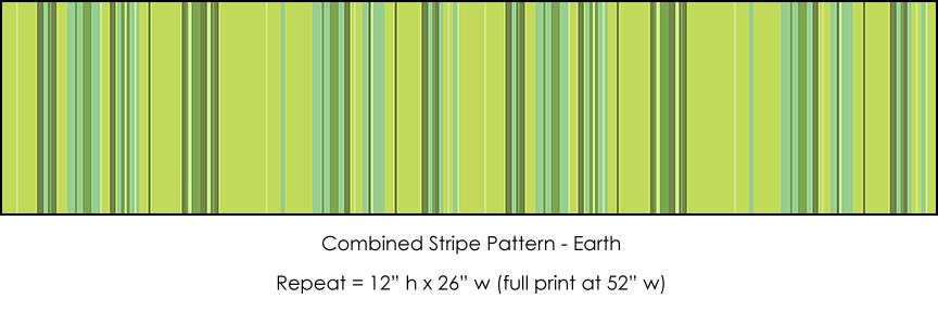 Casart Earth Stripes Combo3x