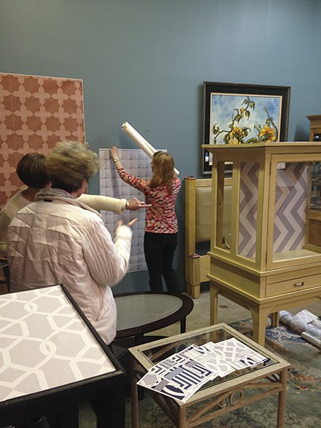 Casart coverings demonstration at Evolution Home