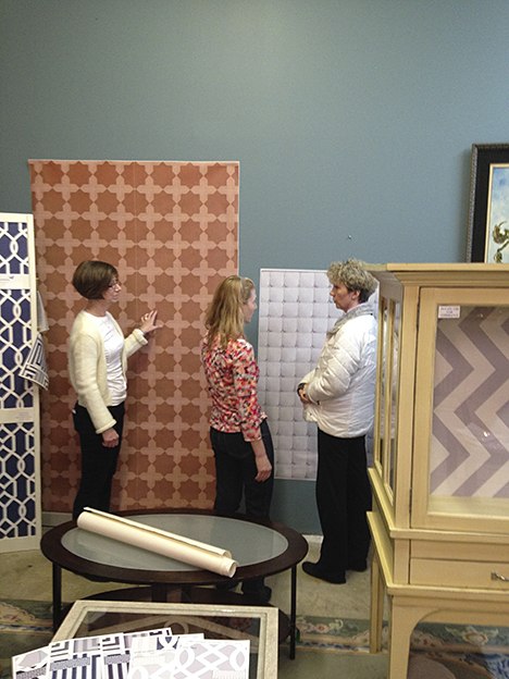 Casart coverings demonstration at Evolution Home
