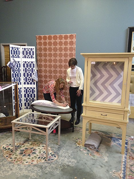 Casart covering demonstration at Evolution Home