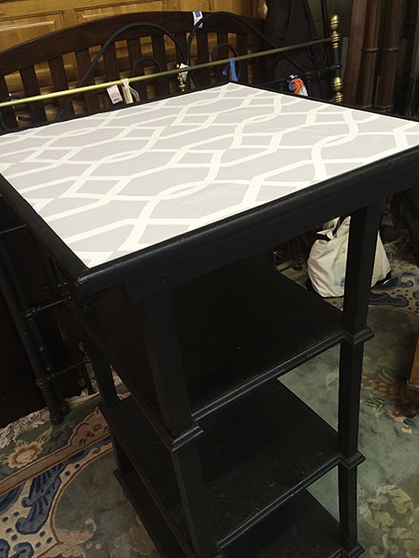 Casart coverings, Evolution Home, LEvolution Home Tabledop furniture transformation, Libby Langdon Collection, Groovy Gate