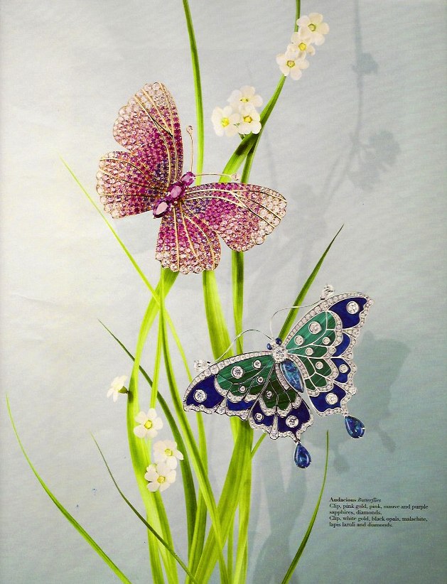 Van Clef Arpel butterflies on casartblog