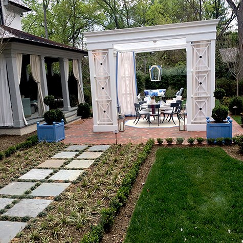 Patio Sitting area by Skip Sroka on casartblog