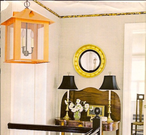 Kevin Isbel Interior Design via House Beautiful on Slipcovers for your walls, casartblog