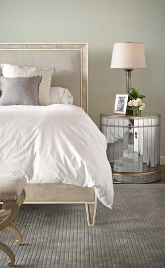 Shagreen Bed example via Nest Interior Design on Slipcovers for your walls, casartblog