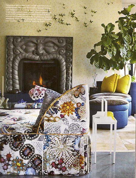Casart coverings features Harry Heissman_Paul VIllinsky butterflies_HB_ on Slipcovers for your walls, casartblog
