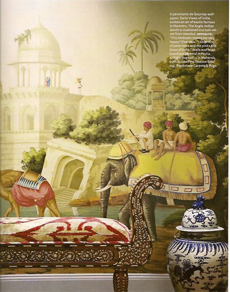 Casart coverings features Lisa Fine_deGournay on Slipcovers for your walls, casartblog