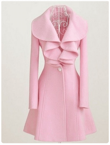 double ruffle pink coat_casartblog