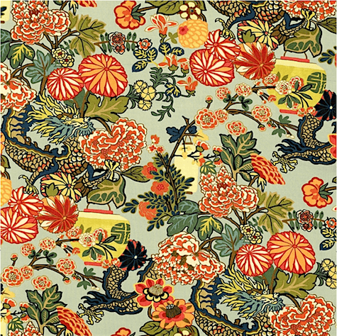 CHIANG MAI DRAGON_Schumacher fabric_casartblog