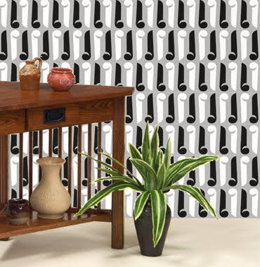 Keyhole POZdesigns install_Casart Coverings self-adhesive wallpaper casartblog