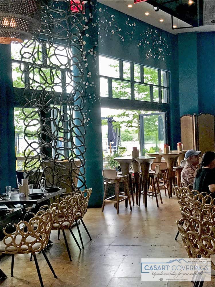 Kaliwa uses Casart Coverings Asia Blossom Art License on walls 4