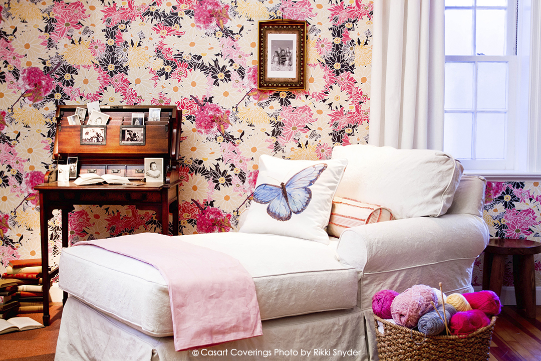 Casart Flower Power Hip Grandma Room via casartblog