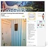 Casart coverings stripes removable wallpaper is featured in eco chick