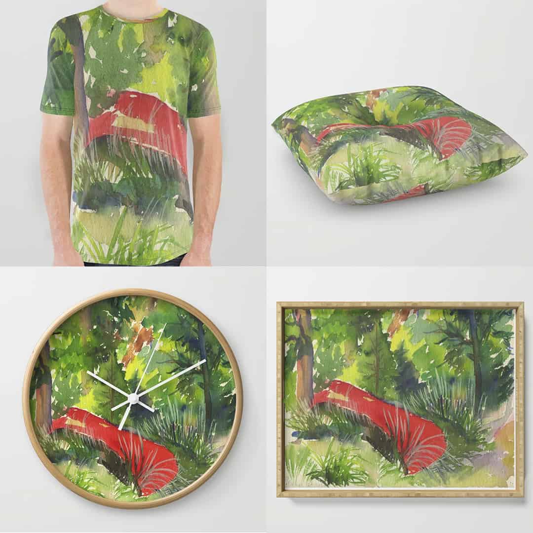 Casart Decor Red Canoe AK Accessories Composite