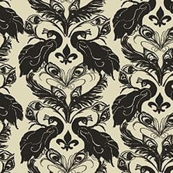 Casart coverings Down/Anise French Peacock Damask_Patterns_2