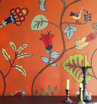 Kristin Nicholas - Garden of Family Farm Life Pasture Design Casart Coverings temporary wallpaper