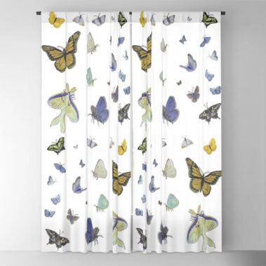 Casart Black Out Curtain Butterflies_S6
