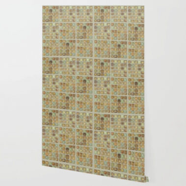 Casart removable Wallpaper Roll Fx Glass Mosaic Tile Multi_S6