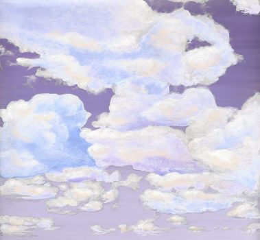 Casart coverings 7_Cumuloninbus Clouds Dusk Sky_temporary wallpaper