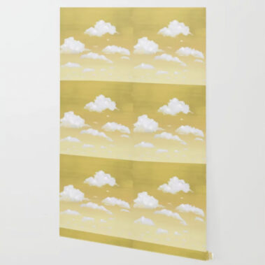 Casart removable Wallpaper Roll Stratocumulus Morning Clouds