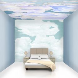 Casart Coverings Cumulonimbus Cloud Room with Ombre Gradient walls