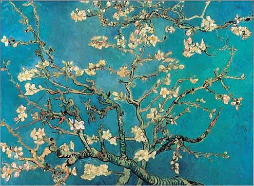 Vincent van Gogh famous Almond Blossoms painting on Casart Coverings
